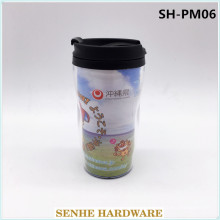 Рекламный пластиковый одностенный PP Coffee Cup BPA Free